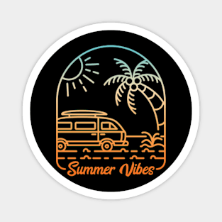 Summer-Vibes-Only Magnet